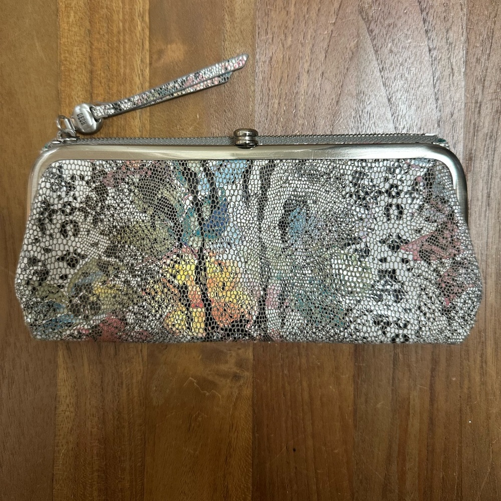 HOBO Multicolor Snakeskin Wallet/Clutch